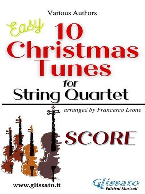 cover image of 10 Christmas Tunes for String Quartet (score)